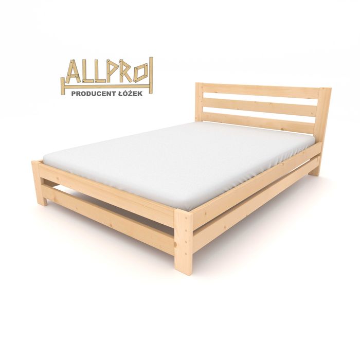 ŁÓŻKO DREWNIANE 120x200,140 160 180..+STELAŻ GRATIS Lite Drewno,hotelowe,Producent