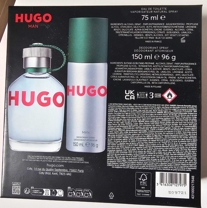 Hugo Zestaw Woda toaletowa + dezodorant