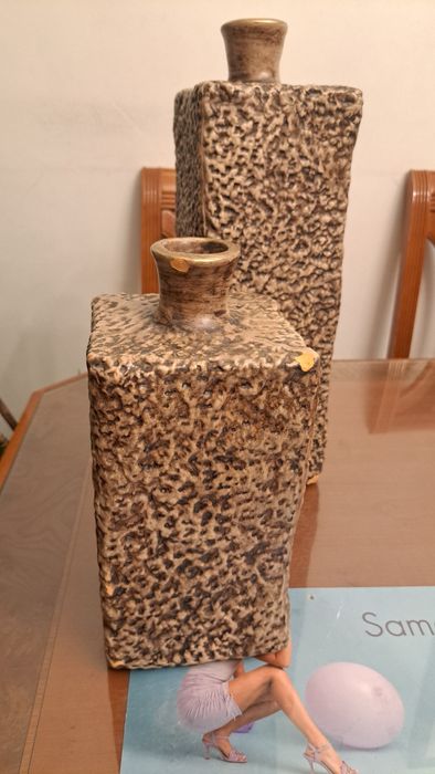 2 peças de louça de decoraçao usadas