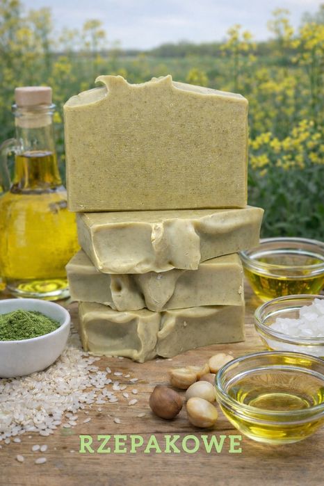 Rzepakowe mydło rzemieślnicze naturalne