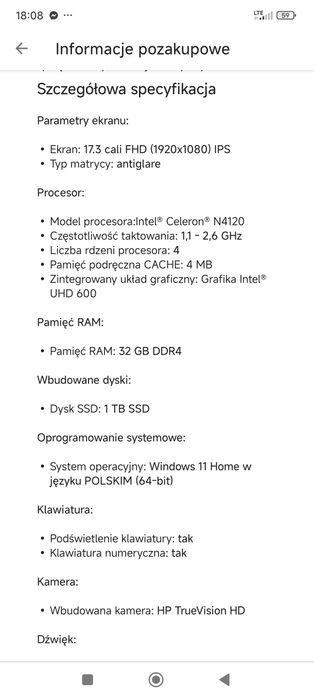 Laptop HP seria limitowana