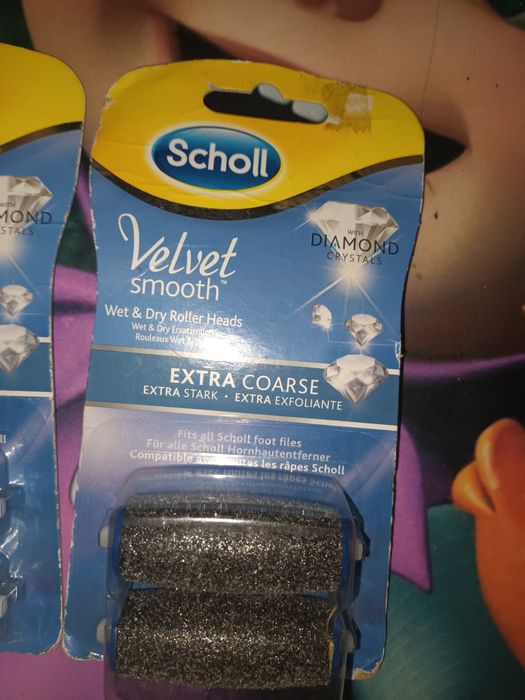 Насадки роликовые к пилке Diamond Crystals Velvet Smooth Scholl 2шт