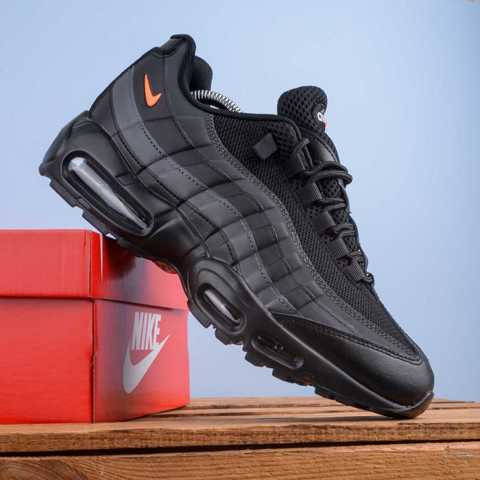 (1965) Чоловічі Кросівки Nike Air Max 95 чорні (41-46) найк найки