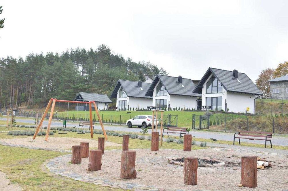 Domki na wynajem nad jeziorem U Zbyszka, z balia ogrodowa!