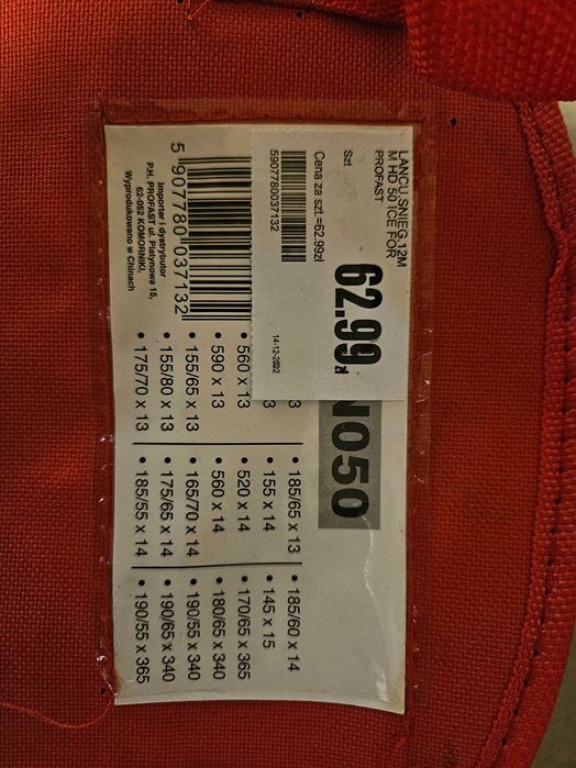 Łańcuchy śniegowe