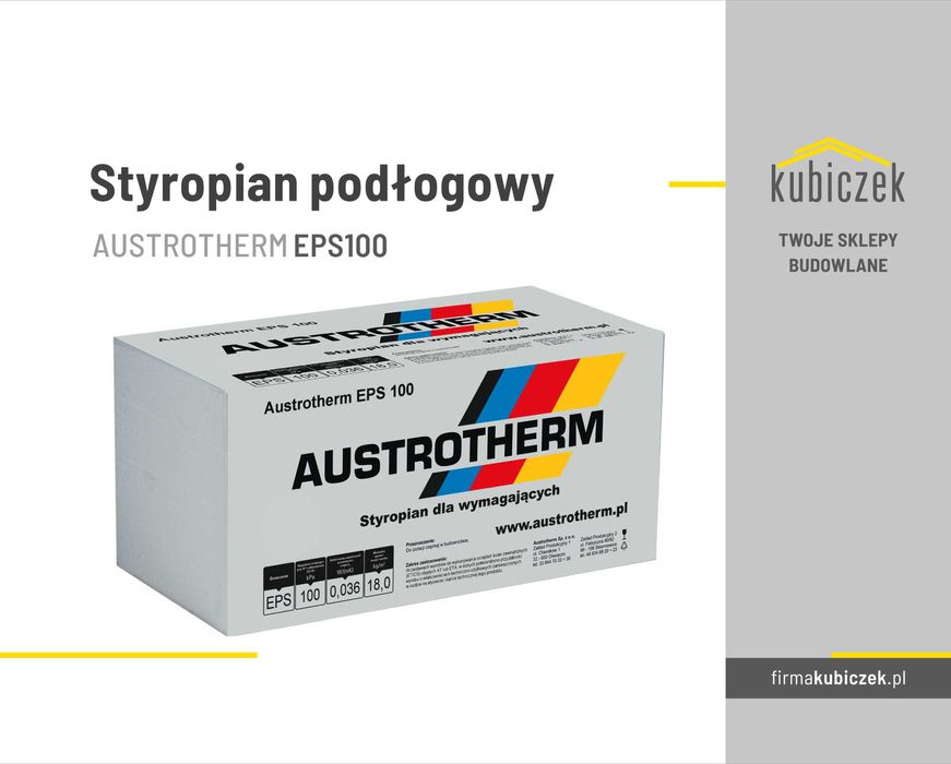 Styropian Austrotherm EPS 100 - cena brutto za 1 m3!