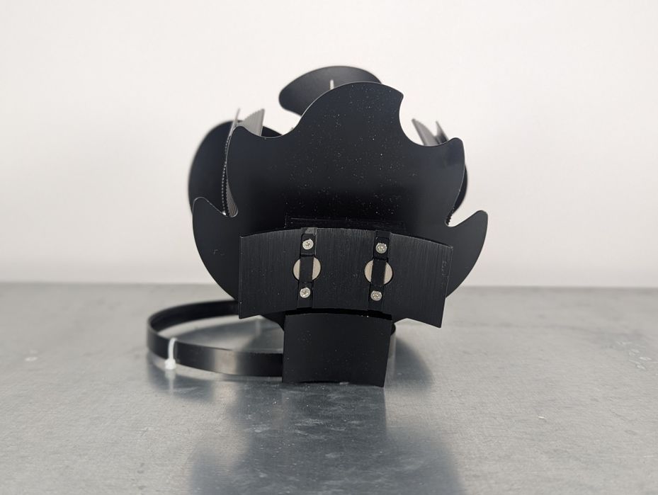 Wentylator kominkowy na rurę wiatrak termoelektryczny