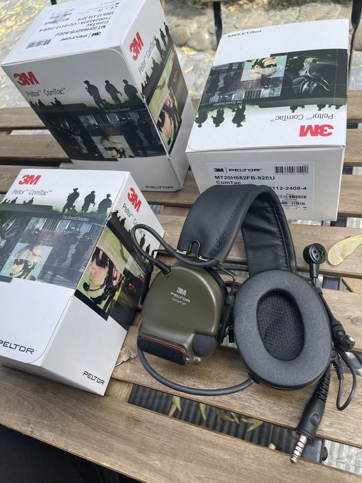 Військові, з гарнітурою‼️Навушники Peltor Comtac XPI оригінал Швеція‼️