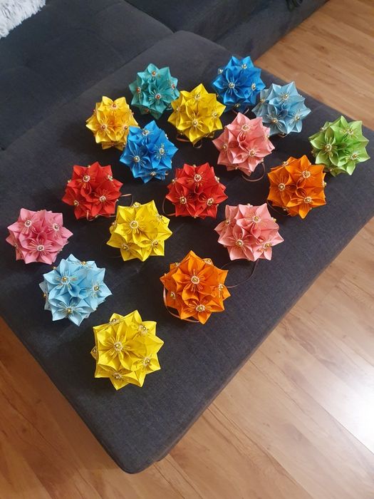 Piękne! Kule, bombki choinkowe, origami, rękodzieło