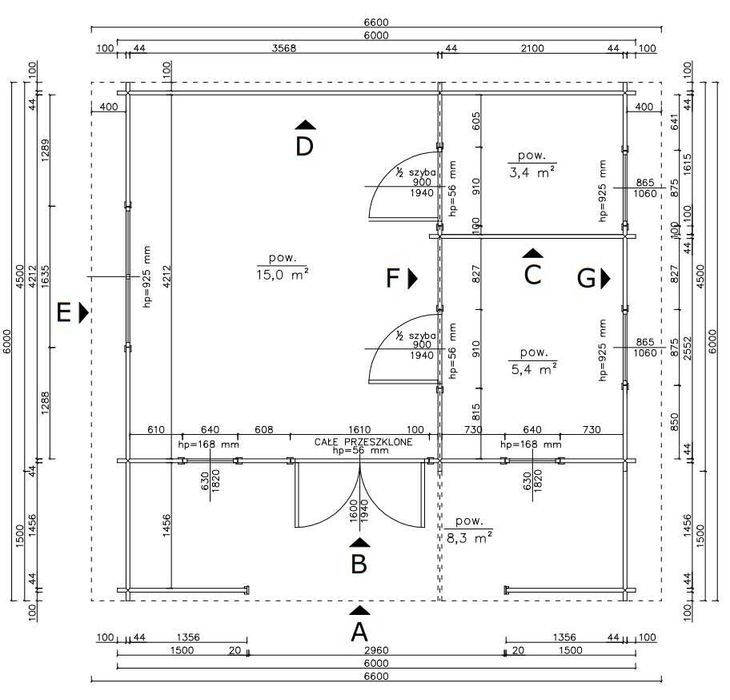 DOMEK WEEKEND 6x6m BAL 44mm Podłoga 28mm Duży Taras 1,45m Producent