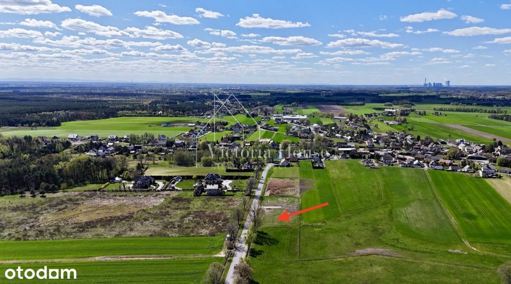 UZBROJONA DZIAŁKA 10arów, 1,5km od Jeziora
