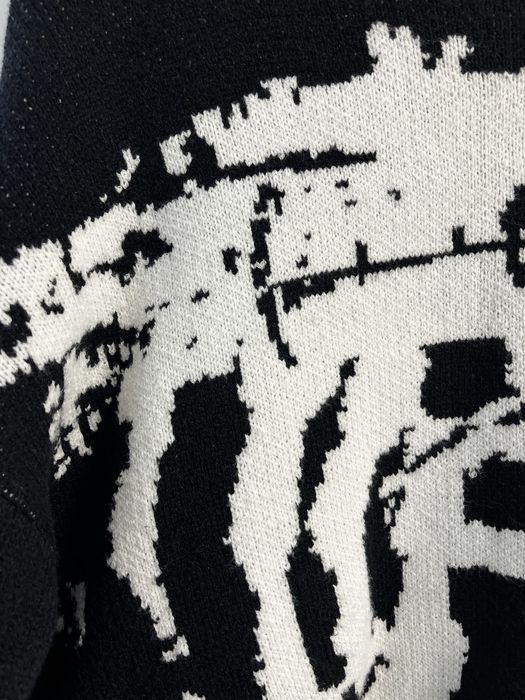 Светр кропнутий чорний y2k