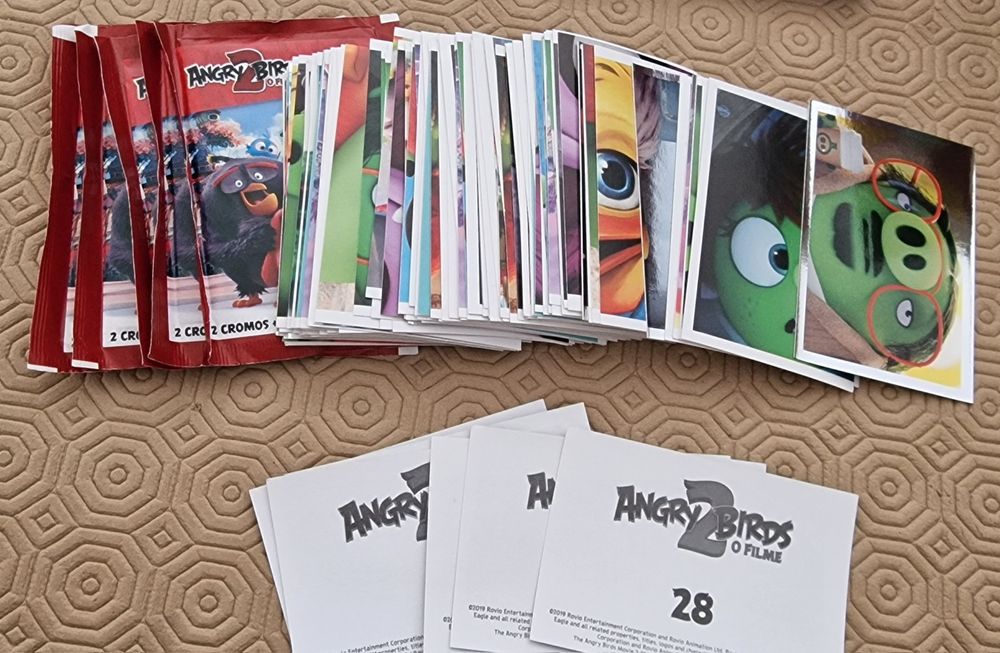 Cromos coleção Angry Birds2 O Filme