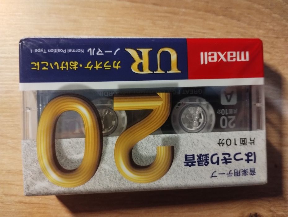 Набір з 10 аудіокасет Maxell та TDK (10 та 20 хв).Японія, Стан NOS!