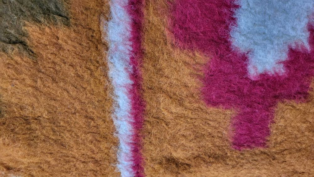 kilim czysta wełna pled Cepelia gobelin bez wad ideał 200x150cm koc