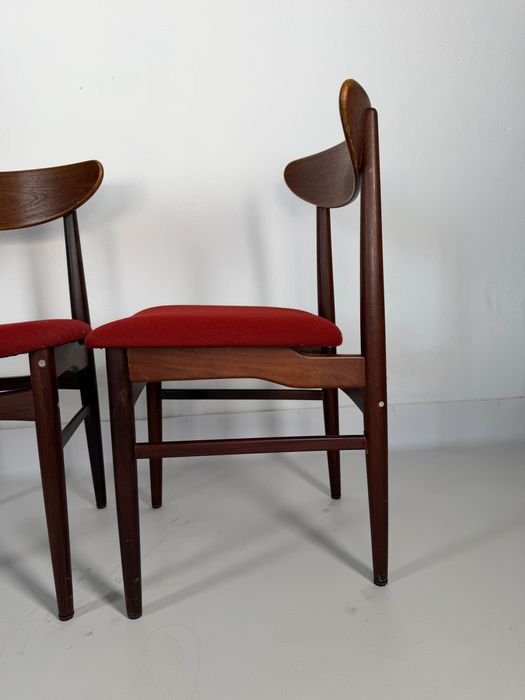 Para duńskich krzeseł z teaku | Danish Design | lata 60.