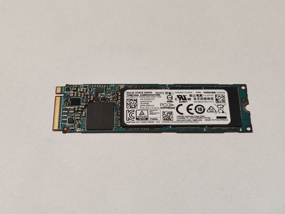 ssd m2 1tb Toshiba NVME жорсткий диск накопичувач