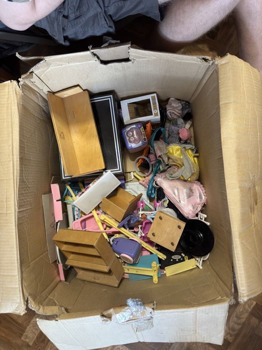 Коробка с детскими игрушками для девочки, барби, майсин