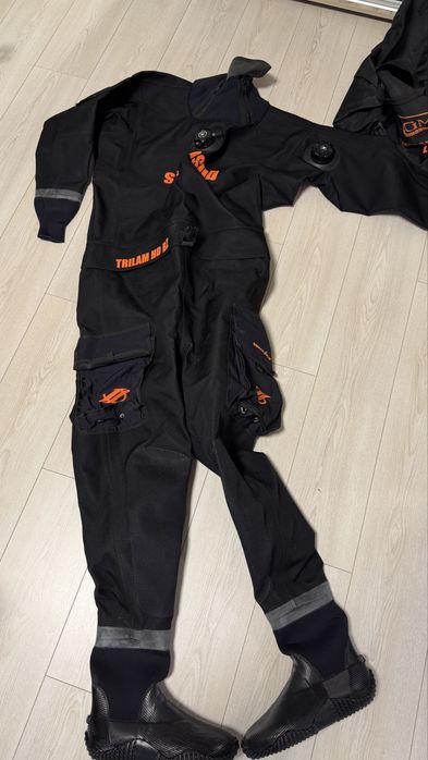 Сухий тріламінатний гідрокостюм SIGMASUB TRILAM HD back zipper