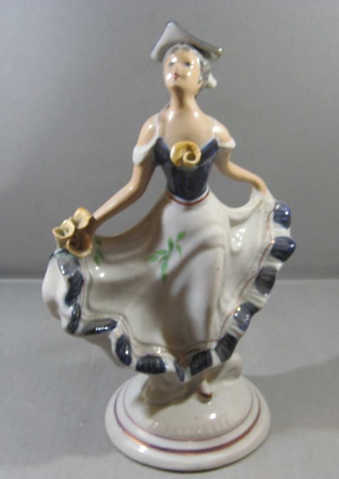 Figurka Ceramiczna Steatyt Katowice PRL