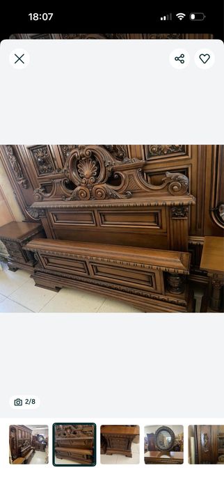 Італійська спальня дерево