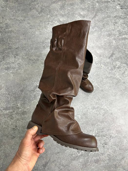 Чоботи авангард архів коричневі archive boots opium shoes авангардні черевики avangard boots ботинки архив авангард 39 40 41 42 43