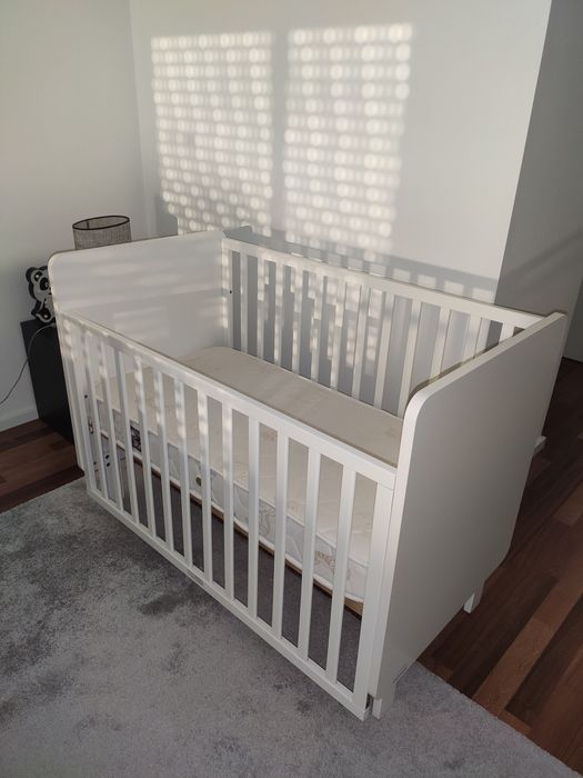 Berço cama Trama série Musa branco mate [Baixa de Preço]