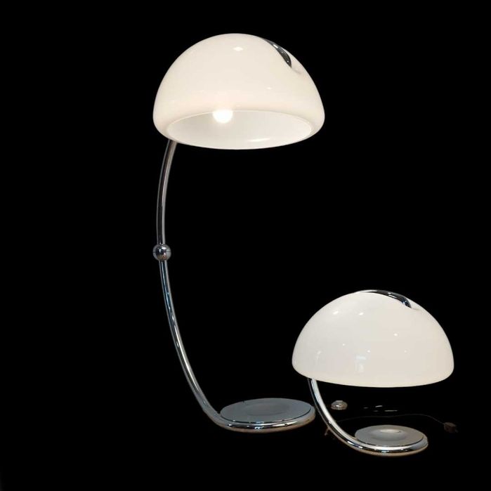 Lampy Włoskie,  Serpente, Martinelli Luce, 2 szt. vintage, klasyk