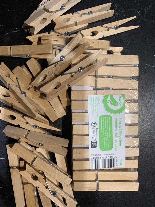 Spinacze do prania (2x paczka 24)