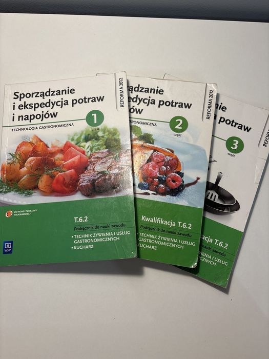 Sporządzanie i ekspedycja potraw i napojów cz. 1, 2 i 3