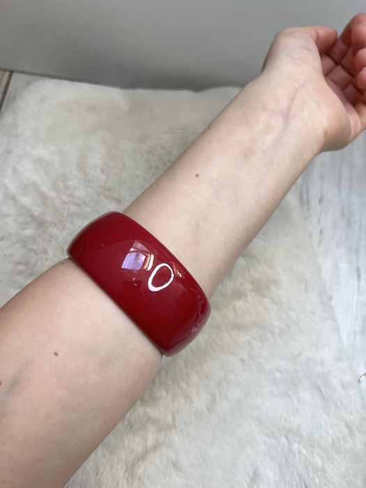 Bransoletka lata 60s 70s lucyt lucite klasyczna duża bangle classy 33