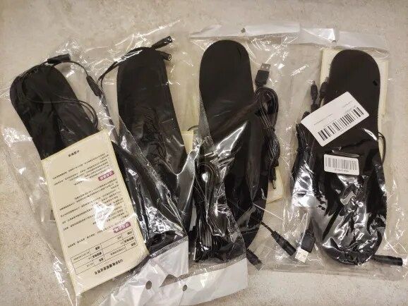 Стельки с подогревом USB грелка устілки підігрів