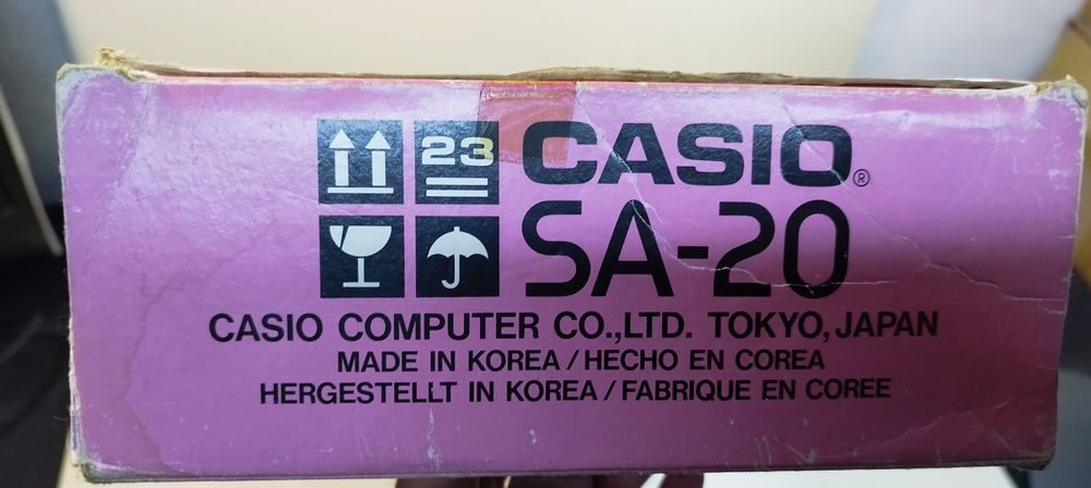 Syntezator CASIO SA-20
