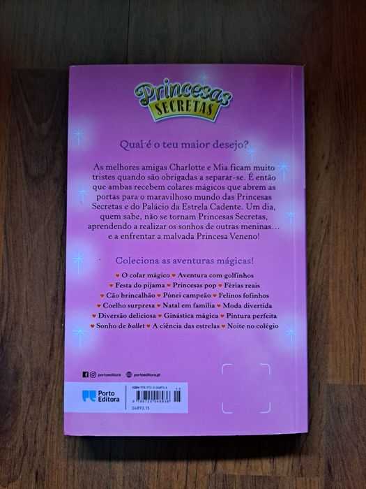Livro Coleção Princesas Secretas "O colar mágico "
NOVO