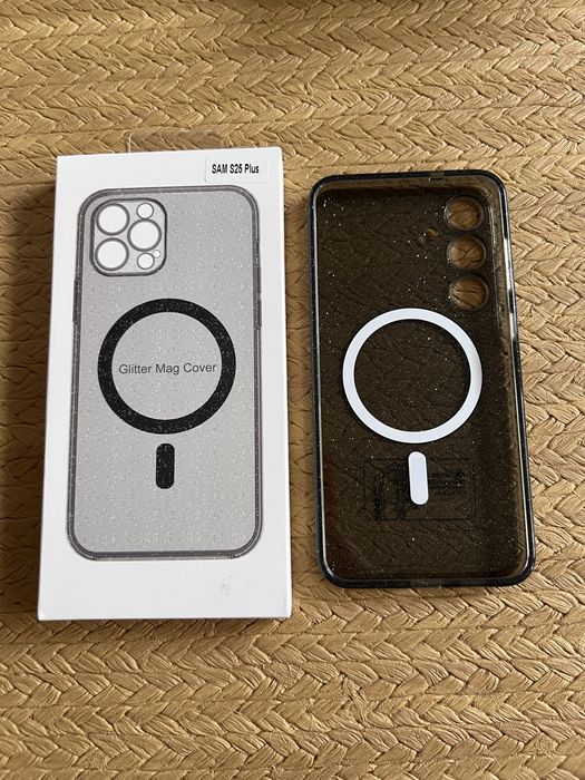 Etui Clear brokat do Samsung Galaxy S25Plus / szkło gratis, nowe!