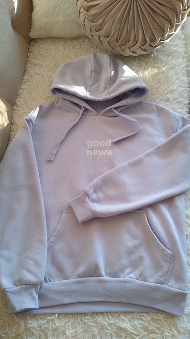 Cropp XS bluza dresowa kangurka kaptur