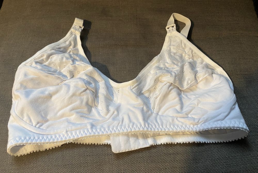 Biustonosz do karmienia 85 C Canpol baby nowy biały bawełna