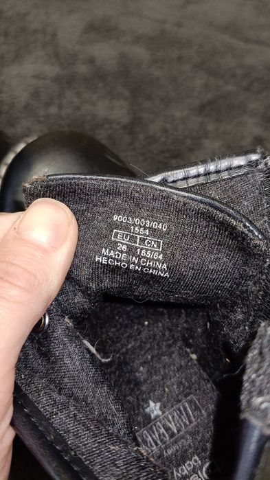 Черевички zara 26 чорні