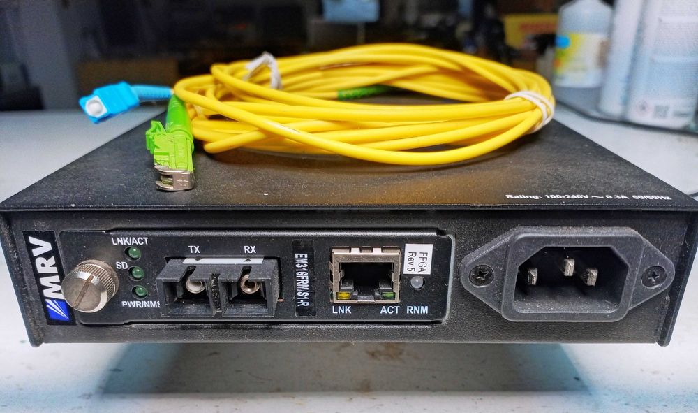 Conversor fibra rj45