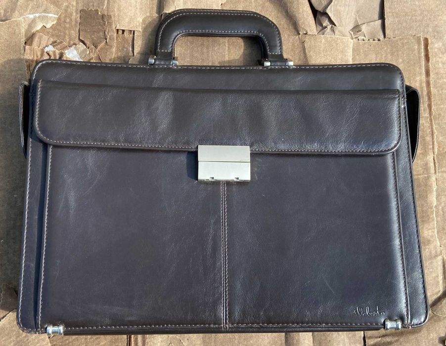 Мужская сумка портфель Valenta б/у стильная крутая оригинал Италия