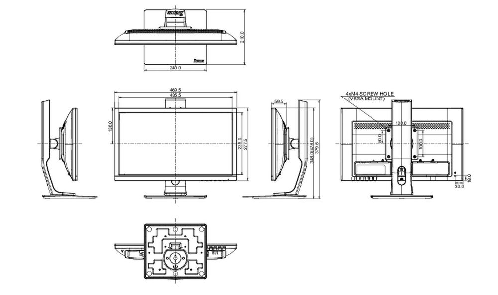 Monitor LCD Iiyama ProLite B2083HSD