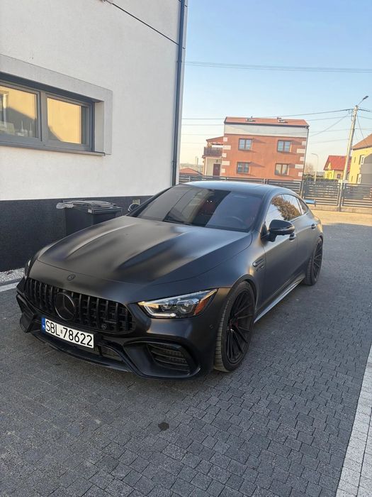 Mercedes-Benz AMG GT Mercedes GT 6.3 S 4 matic CZARNY MAT cały w orginale ! 39 tyś km przeb