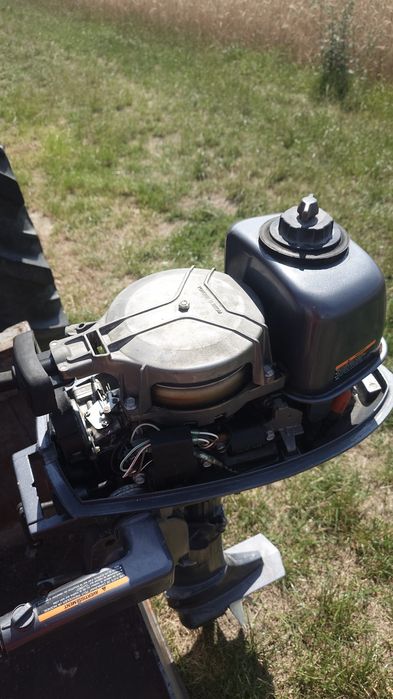 Silnik zaburtowy Yamaha 4 KM 2T (Dwusuw) | Krótka stopa S | Stan dobry