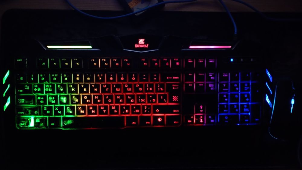 Клавиатура проводная Defender Werewolf GK-120DL USB