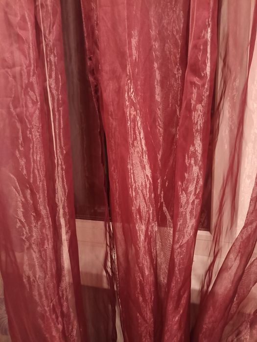 Шторы гардины бардовые: 650 грн. - Декор вікон Харків на Olx