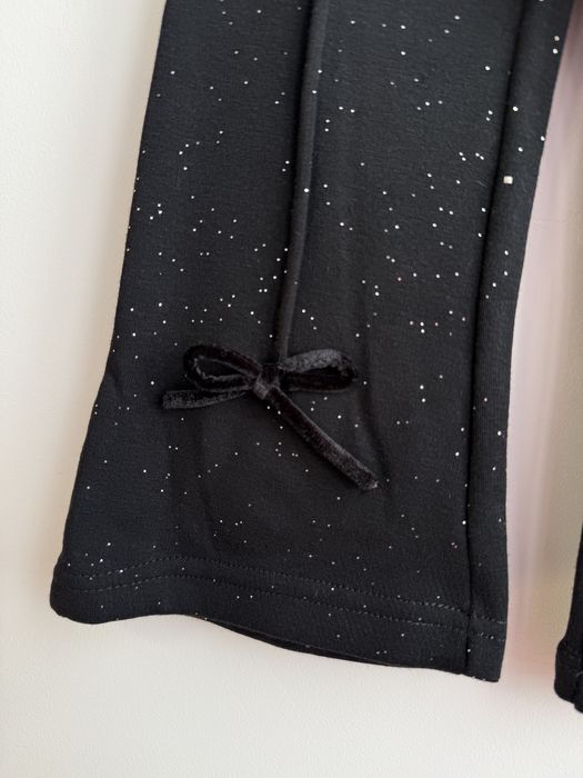 Spodnie dziewczęce dzwony czarne