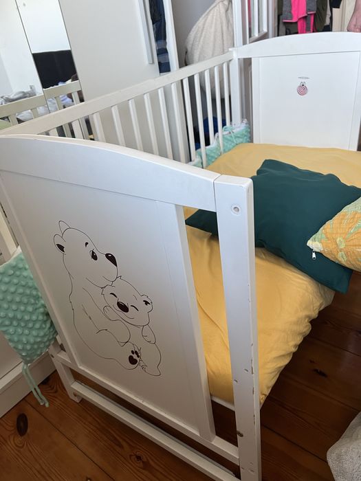 Łóżeczko 120x60 stan dobry