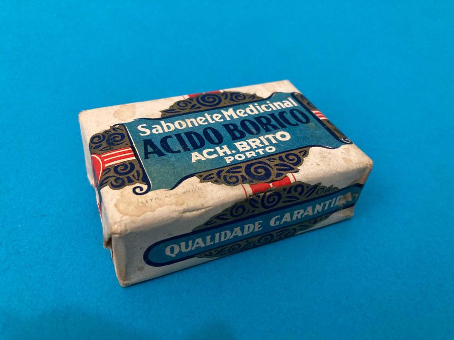 Raro Sabonete Ácido Bórico Medicinal da Ach Brito Antigo