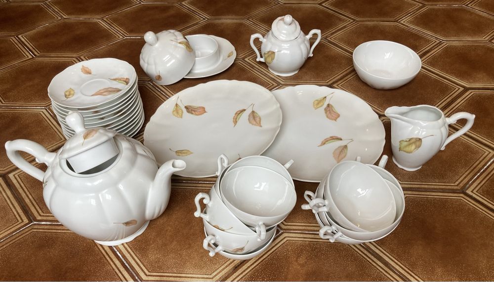 Conjunto Chá porcelana completo de Portugal