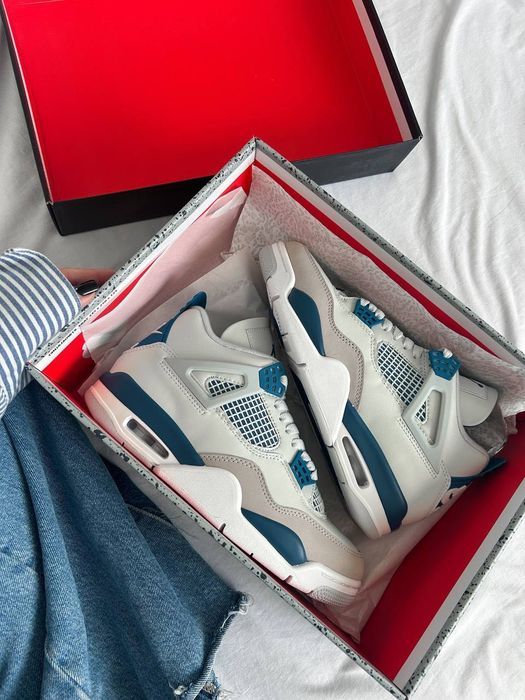 РОЗПРОДАЖ! Jordan 4 Retro Military Blue 36 - 45 джордан ретро мілітарі